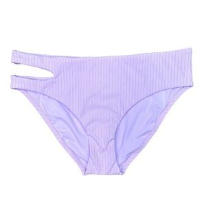 Sanctuary Swim Refresh Rib Cut-Out Midster Swim Bottom - Size Large